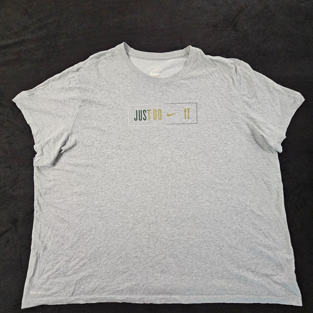 Nike Just Do It Gray Short Sleeve T-Shirt Adult 4XL